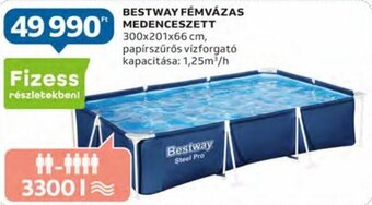 Auchan Bestway fémvázas medenceszett 1 db ajánlat