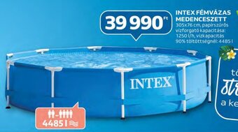 Auchan Intex Fémvázas medenceszett 1 db ajánlat