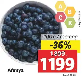Áfonya 400 g