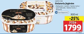 Lidl Carte D'Or Gelateria jégkrém 900 ml ajánlat