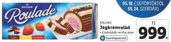 Lidl Ballino Jégkrémrolád 1 l ajánlat