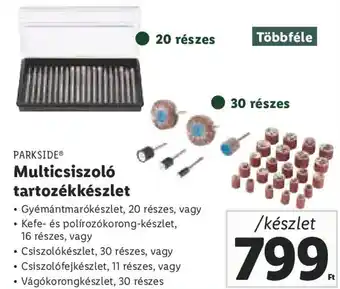 Lidl Parkside Multicsiszoló tartozékkészlet 1 készlet ajánlat