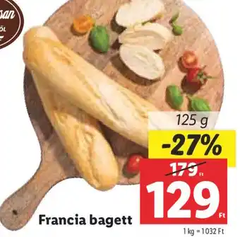 Lidl Francia bagett 125 g ajánlat