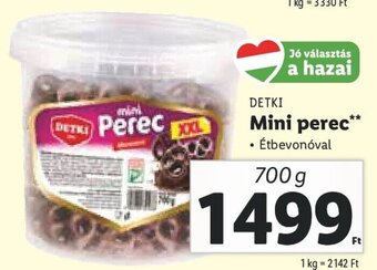 Lidl Detki Mini perec 700 g ajánlat