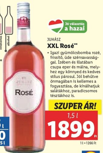 Lidl Juhász Xxl rosé 1,5 l ajánlat