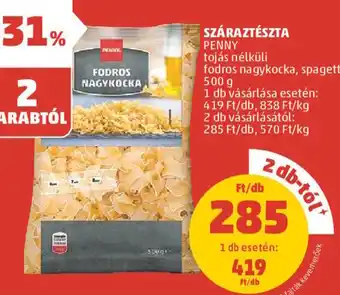 PENNY Penny Száraztészta 500 g ajánlat