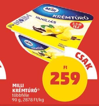 PENNY Milli Krémtúró 90 g ajánlat