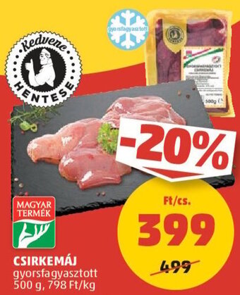 PENNY Csirkemáj 500 g ajánlat