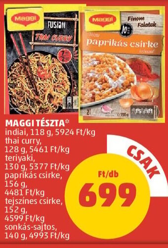 PENNY Maggi Tészta 128 - 140 g ajánlat