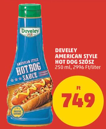 PENNY Develey American style hot dog szósz 250 ml ajánlat