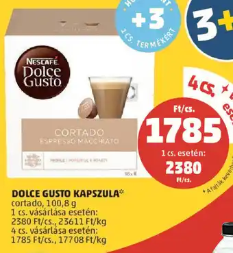 PENNY Nescafé Dolce gusto kapszula 100,8 g ajánlat