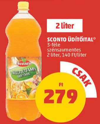 PENNY Sconto Üdítőital 2 l ajánlat