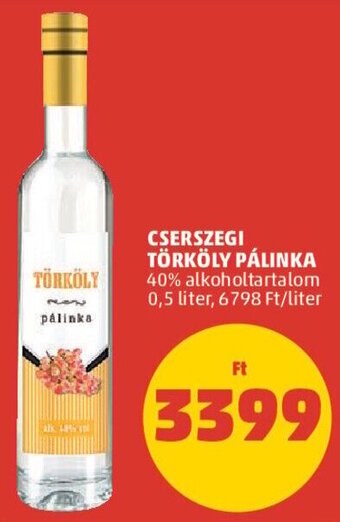 PENNY Cserszegi Törköly pálinka 0,5 l ajánlat