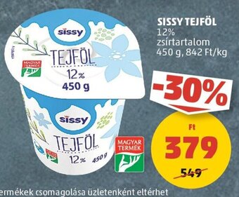 PENNY Sissy Tejföl 450 g ajánlat