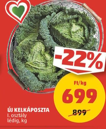 PENNY Új kelkáposzta 1 kg ajánlat