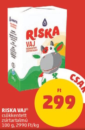 PENNY Riska vaj 100 g ajánlat