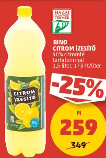 PENNY Bino Citrom ízesítő 1,5 l ajánlat