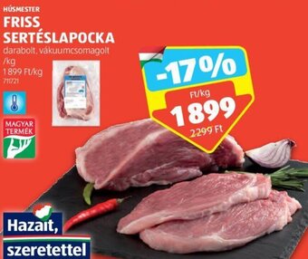 ALDI Húsmester Friss sertéslapocka 1 kg ajánlat