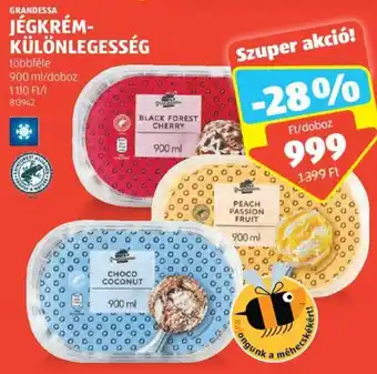 ALDI Grandessa Jégkrém- különlegesség 900 ml ajánlat