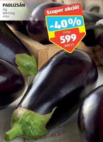 ALDI Padlizsán 1 kg ajánlat