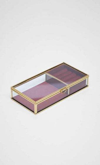 Velvet jewellery box