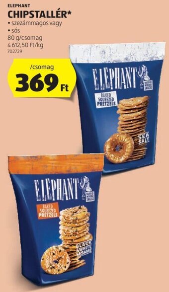 Elephant Chipstallér 80 g