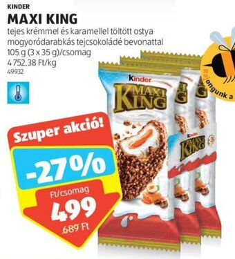 ALDI Kinder Maxi king 3 x 35 g ajánlat