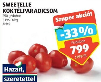 ALDI Sweetelle koktélparadicsom 250 g ajánlat