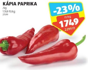 ALDI Kápia paprika 1 kg ajánlat