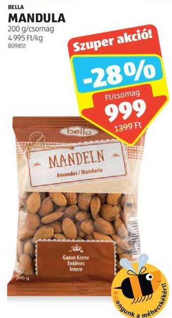 ALDI Bella Mandula 200 g ajánlat