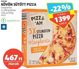 ALDI Pizz'ah Kövön sütött pizza 3 x 300 g ajánlat