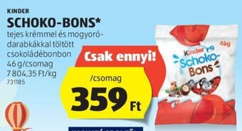 ALDI Kinder Schoko-bons 46 g ajánlat