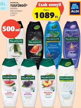 ALDI Palmolive Tusfürdő 500 ml ajánlat
