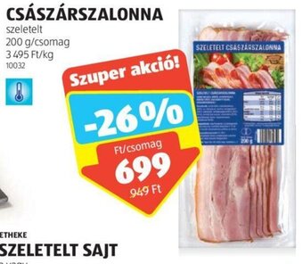 ALDI Császárszalonna 200 g ajánlat