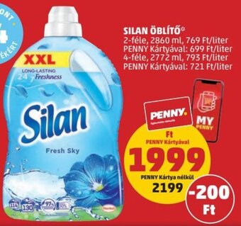 PENNY Silan Öblítő 2772 / 2860 ml ajánlat