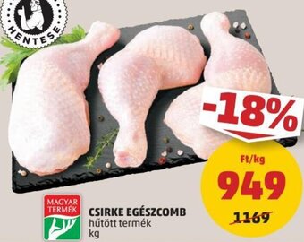 PENNY Csirke egészcomb 1 kg ajánlat