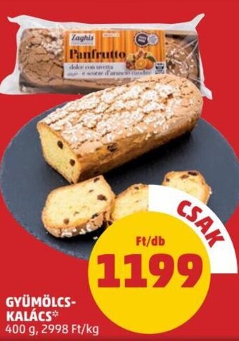 PENNY Gyümölcs- kalács 400 g ajánlat