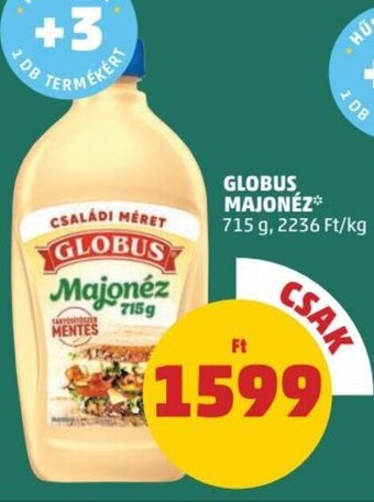 PENNY Globus Majonéz 715 g ajánlat