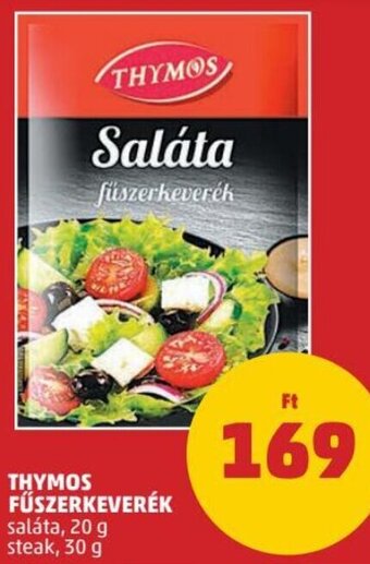 PENNY Thymos Fűszerkeverék 20 / 30 g ajánlat