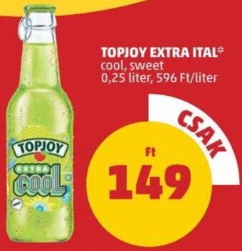 PENNY Topjoy Extra ital 0,25 l ajánlat