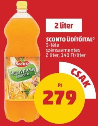 PENNY Sconto Üdítőital 2 l ajánlat
