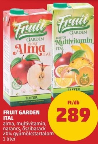 PENNY Fruit Garden ital 1 l ajánlat