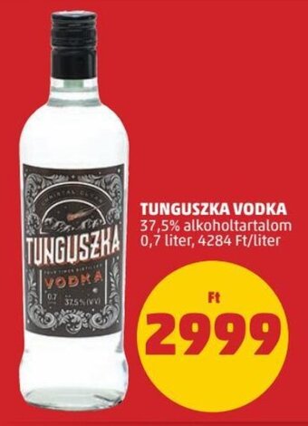 PENNY Tunguszka Vodka 0,7 l ajánlat