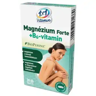 1x1 vitamin magnézium forte+b6-vitamin tabletta 28db