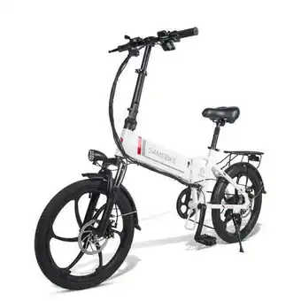 Elektromos kerékpár samebike smbk2020wht, fehér