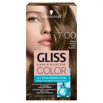 Gliss color tartós hajfesték 7-00 sötétszőke - 1 db