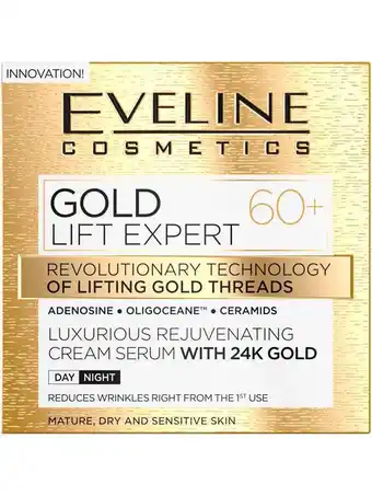 Eveline gold lift expert 60+ nappali és éjszakai arckrém - 50 ml
