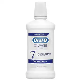 Rossmann Oral-b 3d white luxe perfection szájvíz - 500 ml ajánlat