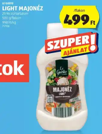 ALDI Le Gusto Light majonéz 500 g ajánlat