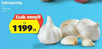 ALDI Fokhagyma 1 kg ajánlat
